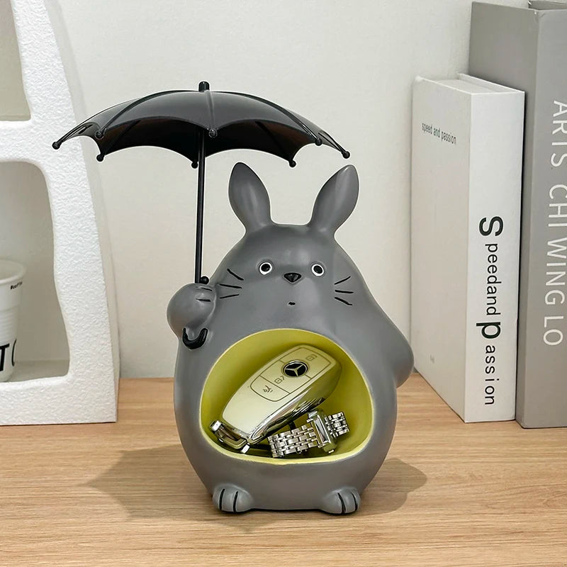 Cute Cartoon Animal Desktop Storage Organizer – Decorative Home Accent