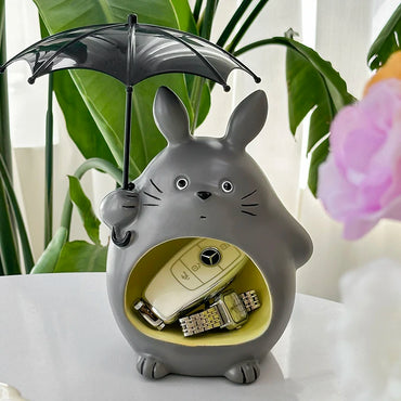 Cute Cartoon Animal Desktop Storage Organizer – Decorative Home Accent