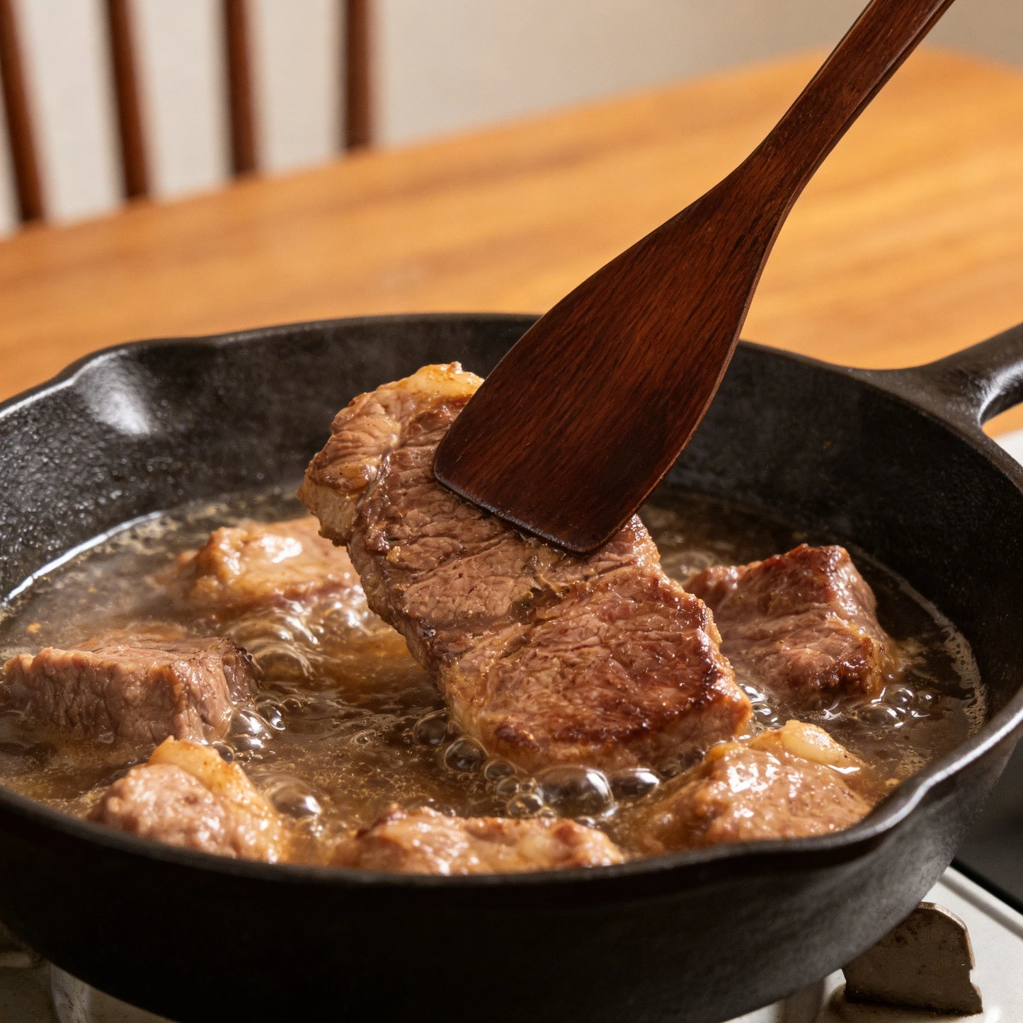 Wooden Spatula for Nonstick Pans – Heat-Resistant, Scratch-Free Cooking Turner