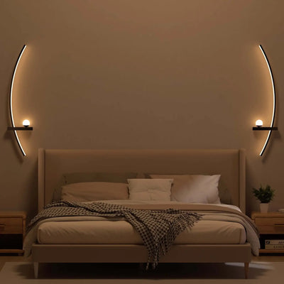 Lunara Arc LED Wall Sconces Warm Glow