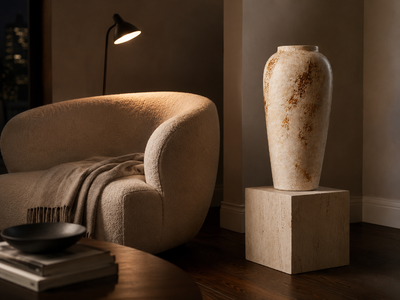 Avenor Ceramic Vase Rustic Texture, Sculptural, Three Sizes