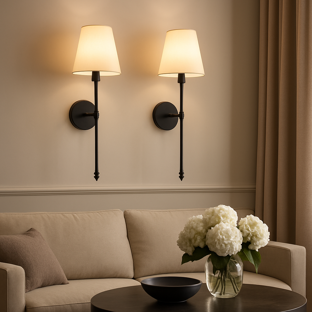 NovaHalo LED Wall Sconce - Customizable Colors & Sync lifestyle image
